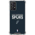 NBA San Antonio Spurs Standard - Black Galaxy A72 5G Clear Case